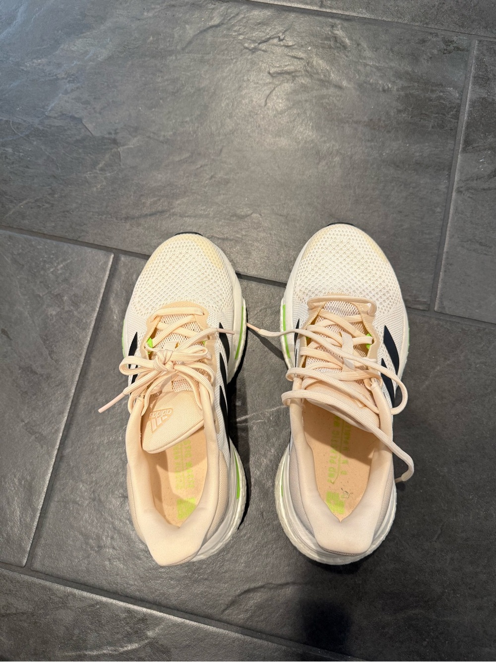 adidas Women's Light Pink and Black Running Sneakers